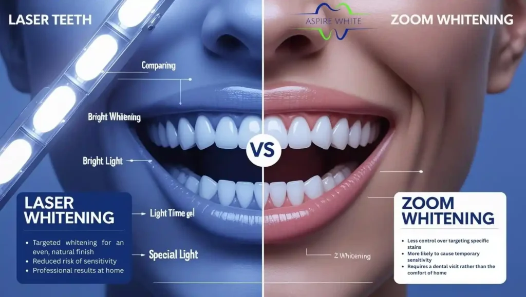 Laser Teeth Whitening vs. Zoom Whitening Blackburn