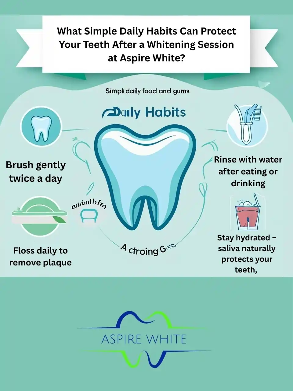What Simple Daily Habits Can Protect Your Teeth After a Whitening Session at Aspire White Blackburn